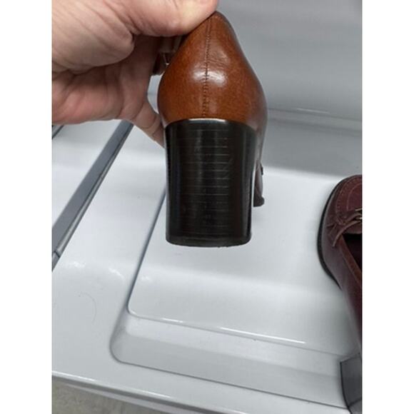 "Franco Sarto" VINTAGE, Chunky Heel ,Penny Loafers, SZ 9, Y2K , Quiet Luxury - Picture 12 of 13